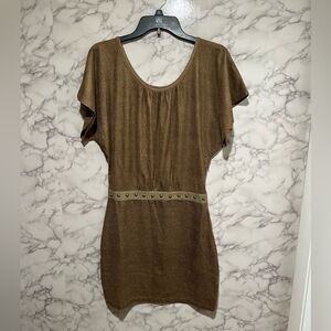 Affliction Mini Dress with Studded Detail